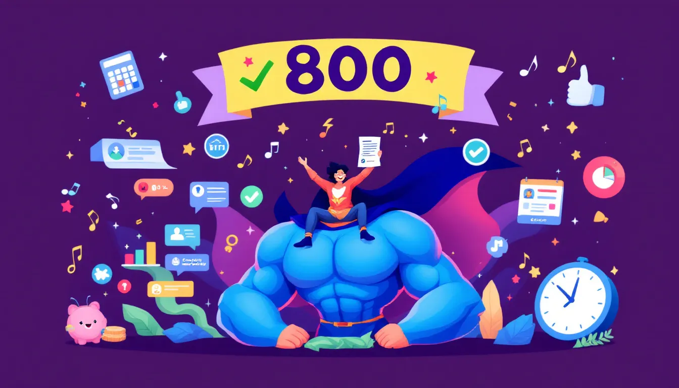 An illustration showing the concept of piggybacking credit, highlighting credit scores and reports.